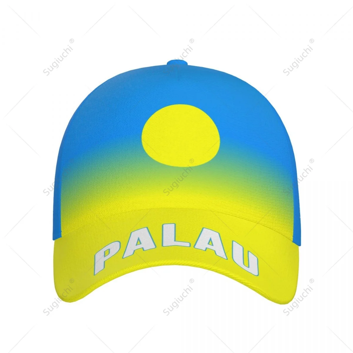 Unisex Baseball Cap Hat Palau Flag Gradient Color 3D Printing for Tennis Outdoor Bike Bicycle Golf Baseball Sports Fans