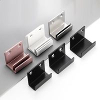 2Pcs Stainless Steel Hanging Code Wall Fixing Clip U Shape Tile Mirror Board Display Rack Multifunction Firm Hook Accessories