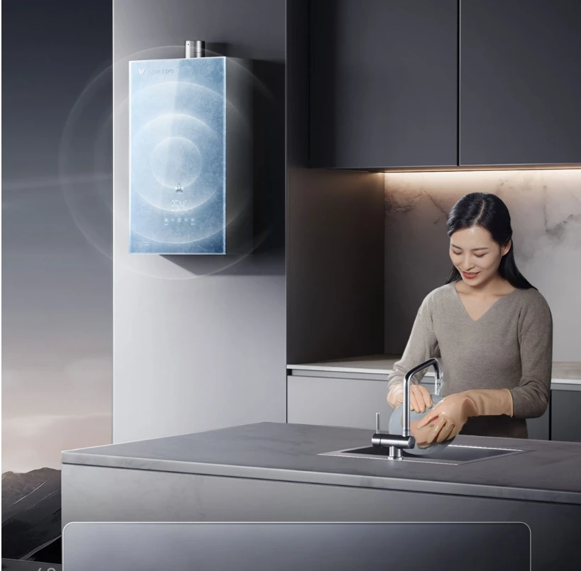 JSQ30-VGW1635 Super2Pro 220V 35W 16L インテリジェントダブルブースターゼロ冷水ガス給湯器