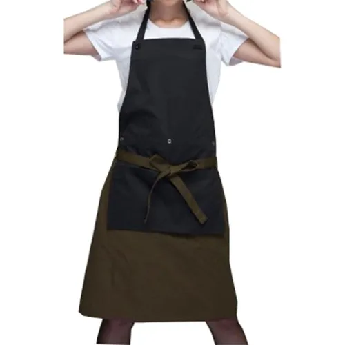 Medusa Forma Bib Apron Master Chef-Barista-Cook-Barber-Tattoo-Kitchen-Chef Waiter Apron khaki