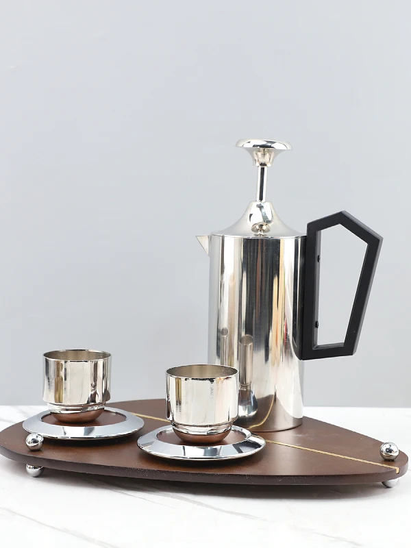 

Nordic Creative Stainl Steel Coffee Pot Coffee Cup Decorative Water Pot Tv Cabinet Home Decorations