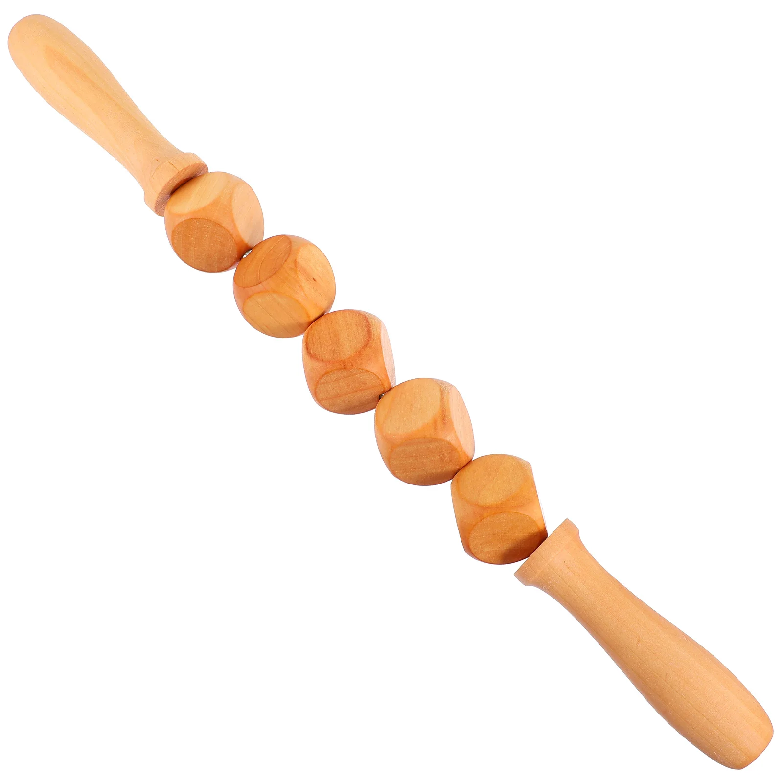 

Wooden Scraping Massage Rod Hand Tool Acupuncture Point Roller Stick Body Parts Massager Back Relaxer Promoter