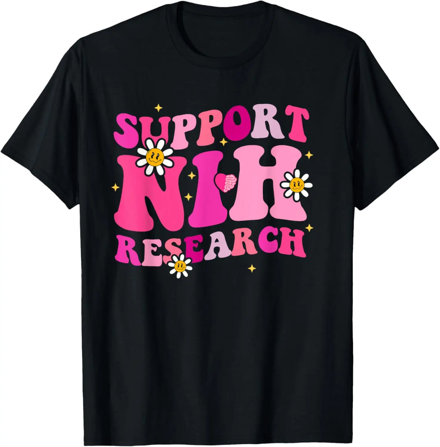 

Support Nih Research Design T-Shirt Anime Clothes Streetwear Mens T Shirts Graphic Camisas Oversized T Shirt