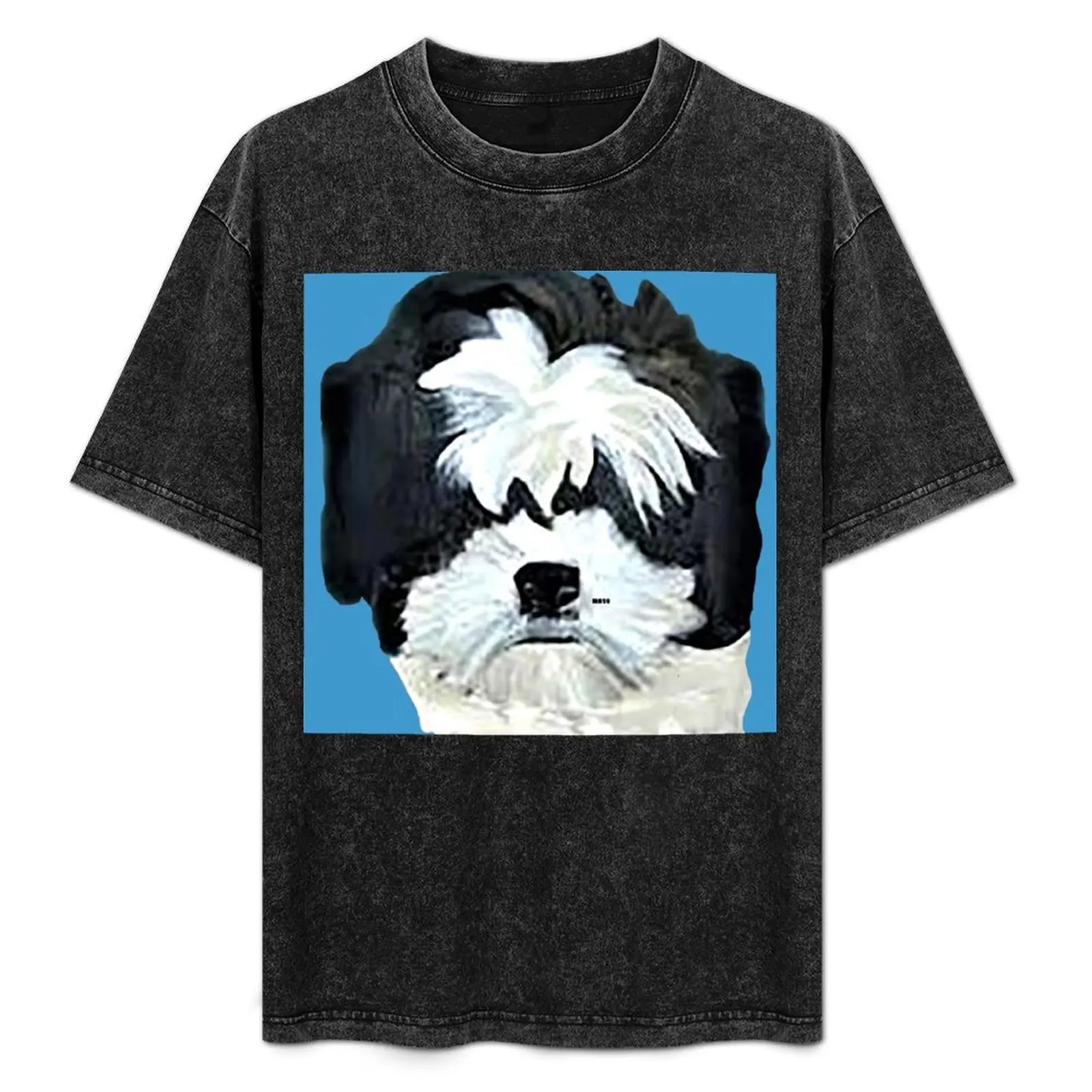 

Shichon Blue T-Shirt Fashion Print Casual Short Sleeve