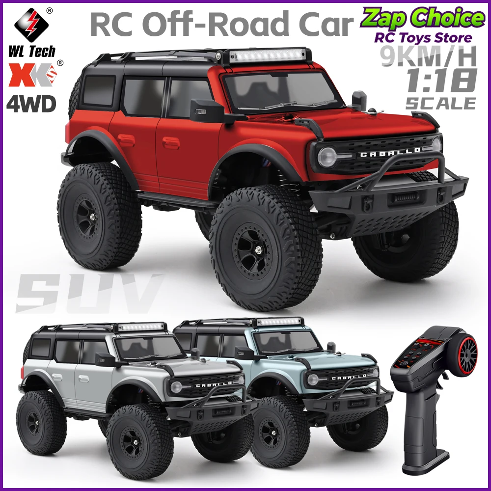 ZAP WLtoys 184023 Schaal 1/18 Hoge Simulatie 4WD Elektrische RC Off-Road Rotsklimmer 2.4G Afstandsbediening Speelgoed Cadeau voor Jongens Volwassenen