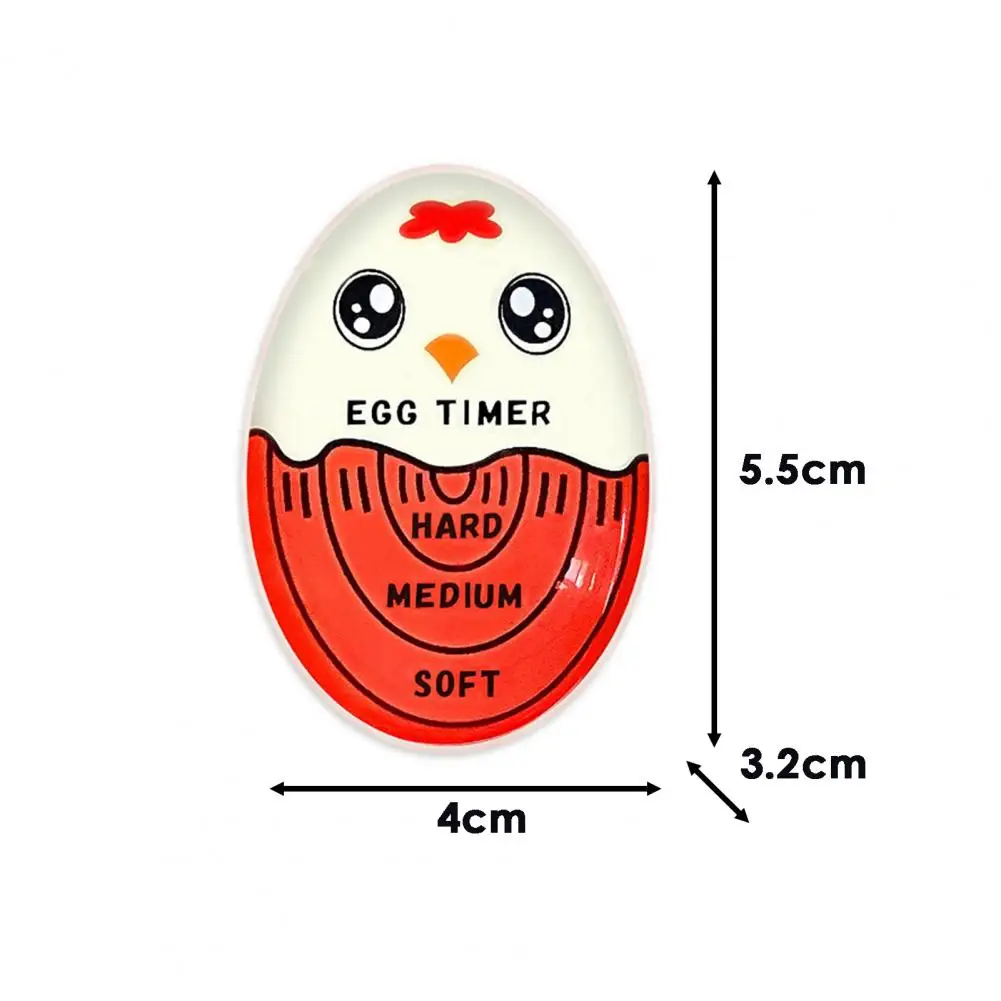 Egg Timer Soft Food Grade Silicone Boiled Egg Color Changing Indicator Color Changing Egg Timer Egg Thermometer Kitcken Timer
