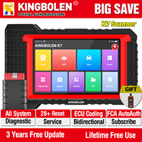 KINGBOLEN K7 OBD2 Scanner ECU Coding Active Test 28 Resets AF Reset ALL System Diagnostic Tools 3 Years Free PK THINKSCAN MAX 2