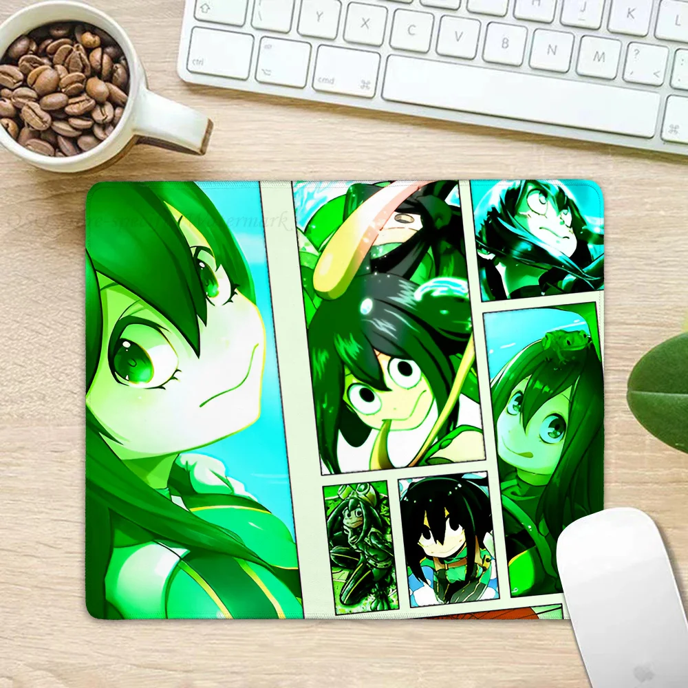 Tsuyu Asui My Hero Academia Top Quality Gamer Mousepad Small LockEdge Mouse Pad For Gamers, Computer Desk Pad, Rectangular Anti