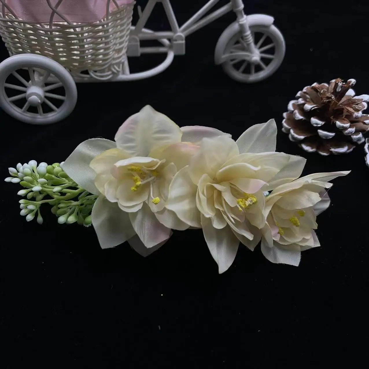 Casamento cabeça flor