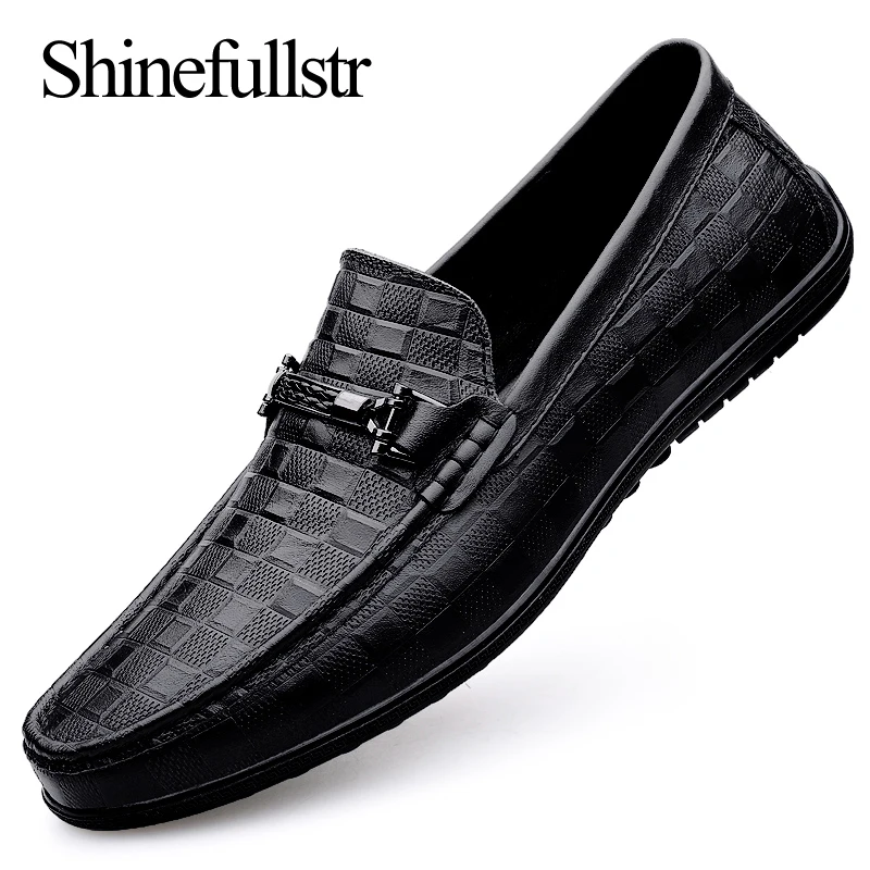 Summer Mens Genuine Leather Loafers Shoes Men Luxury Lofer Shoe Breathable Mocasines Hombre Dropshipping