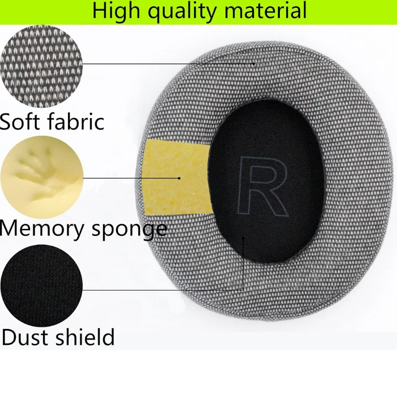 1 Paar Ohrpolster für Anker Soundcore Life Q30 Q35 BT Headset Gamer Ersatzkopfhörer Memory Foam Ohrpolster Schaumstoff-Ohrpolster-Abdeckung – Detail 12