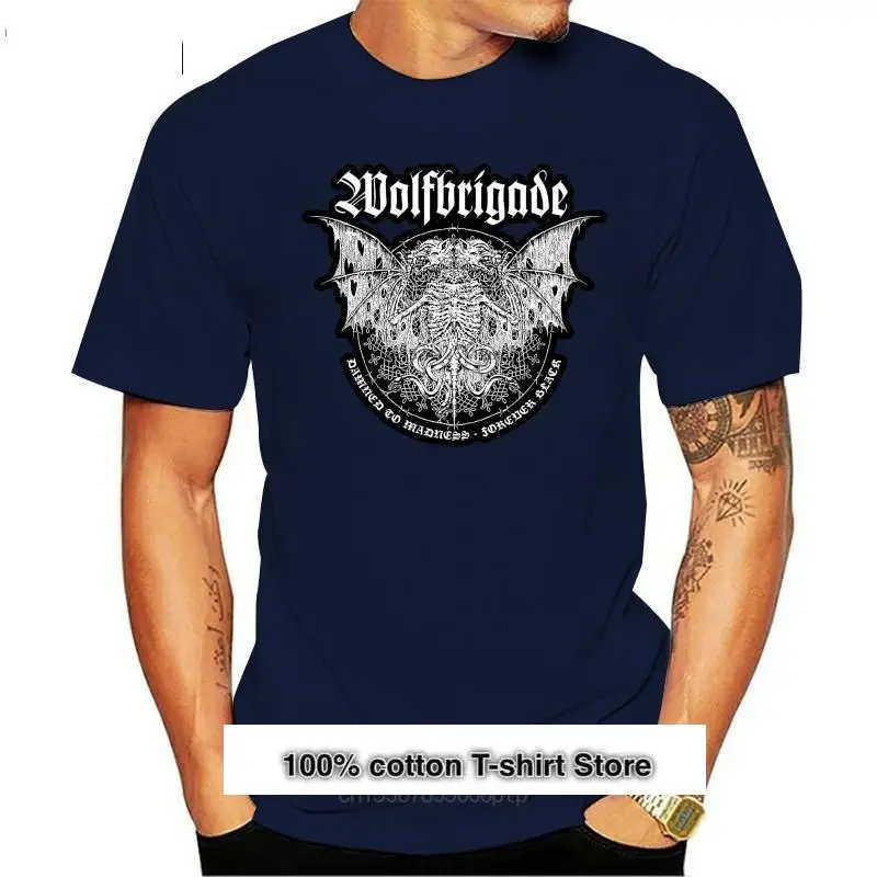 Camiseta de WOLFBRIGADE-damaked to Madness, nueva