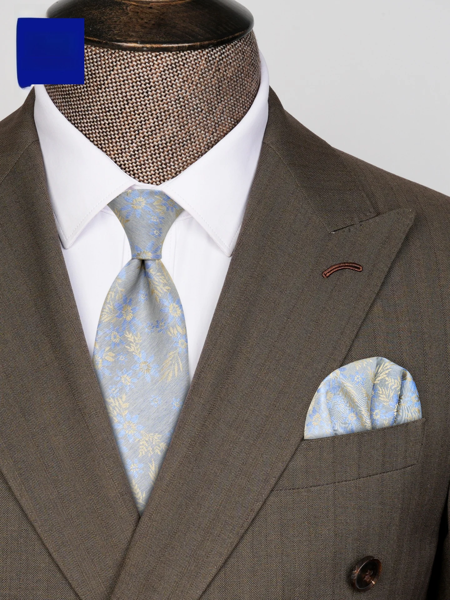 men's-personality-leaf-patterned-tie-set-luxury-suit-shirt-bow-tie-pocket-square-tie-clip-set-business-style-long-tie