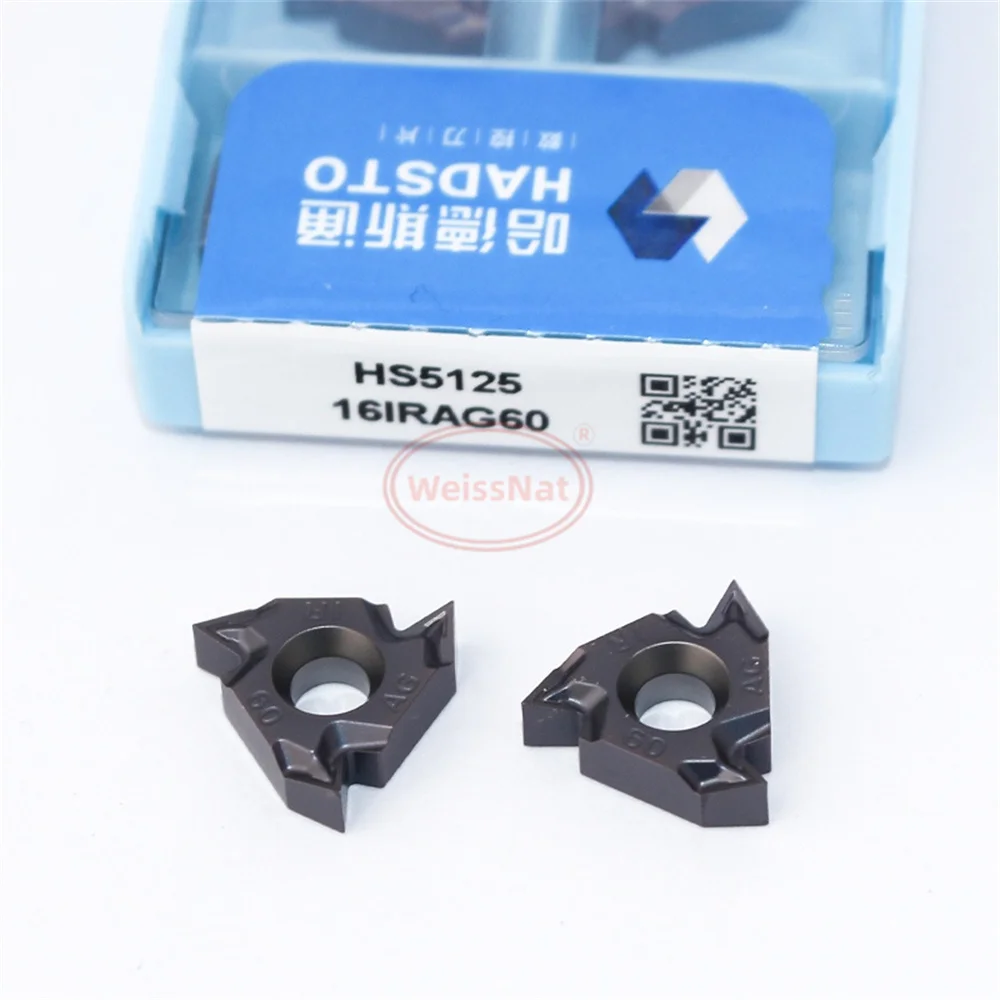 

16ER100-350ISO 16IRA55 AG60 16ER14W 16IR8UN 16ER14NPT 16IR11BSPT HS5225 HS5125 Thread Turning Carbide 16ER 16IR Inserts