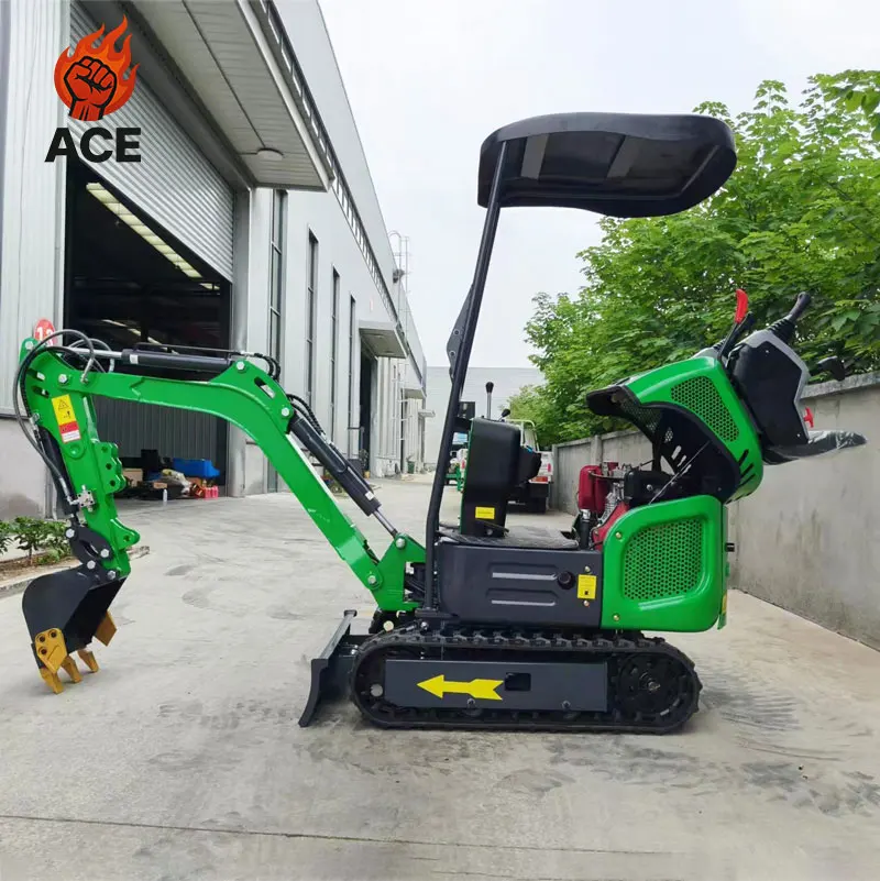 

EPA kubota 1.2 ton excavator mini Digger bagger excavator customized full hydraulic mini excavator with cabin