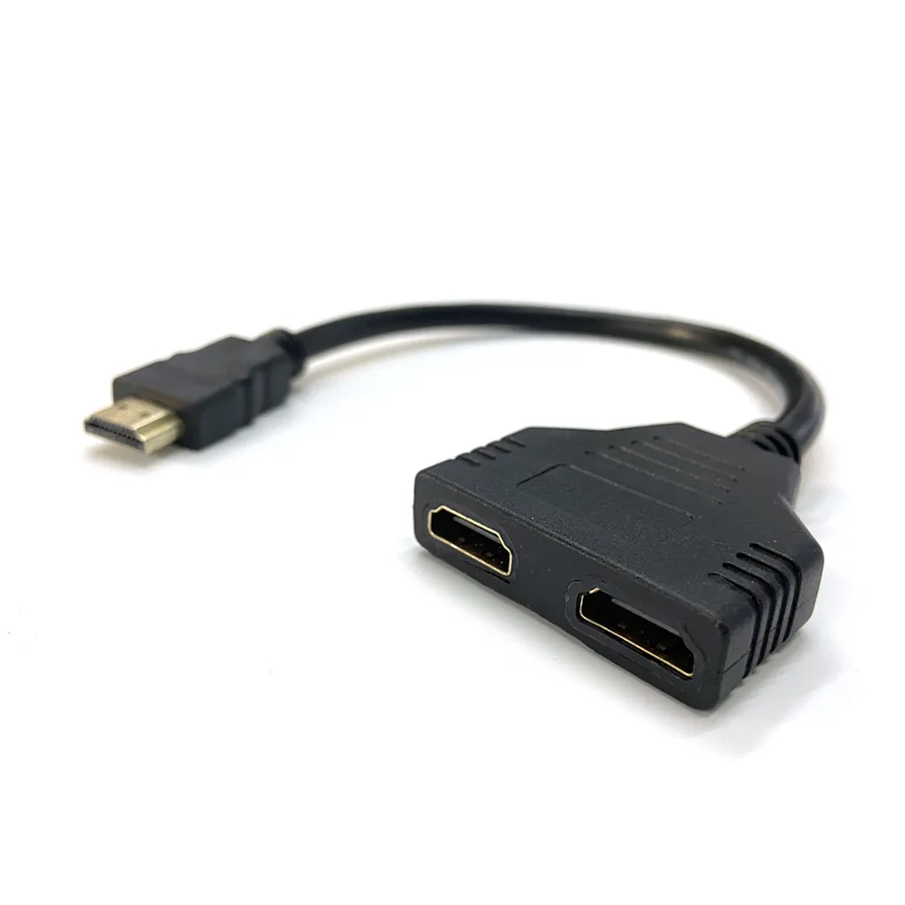 1 مدخل 2 HDMI متوافق الفاصل كابل HD 1080P فيديو الجلاد محول الناتج ميناء محور ل X-box PS3/4 DVD HDTV PC المحمول التلفزيون