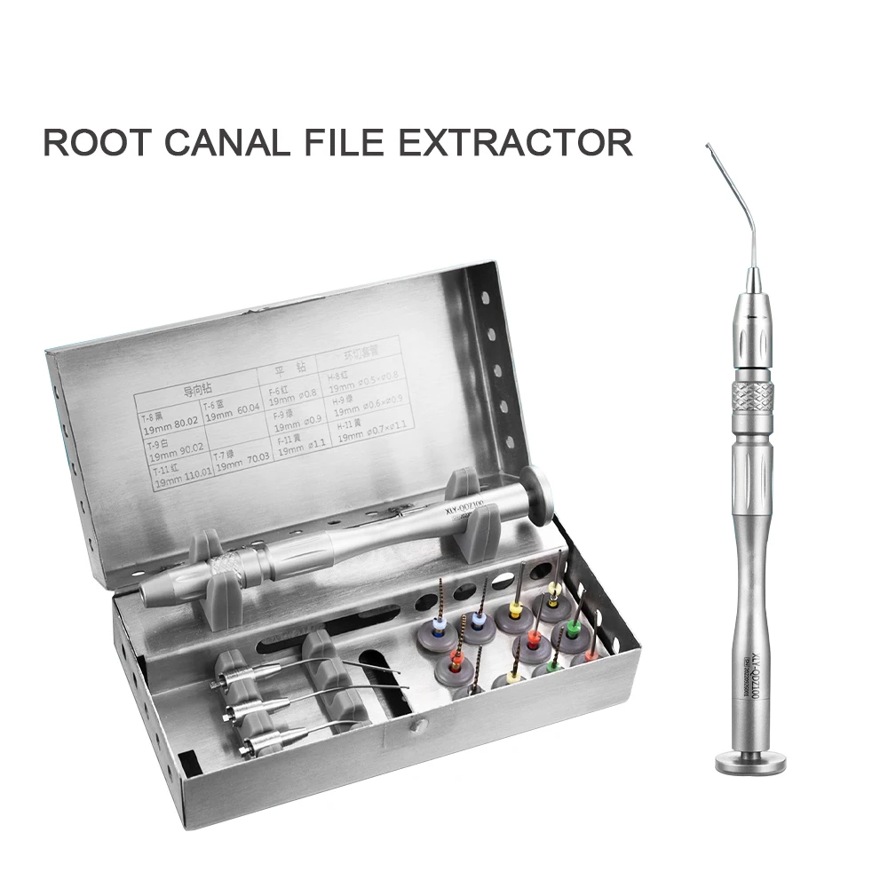 Dental Root Canal File Extractor Endo Broken File Removal Instrument Set Endodontic File Removal System Dental Tool