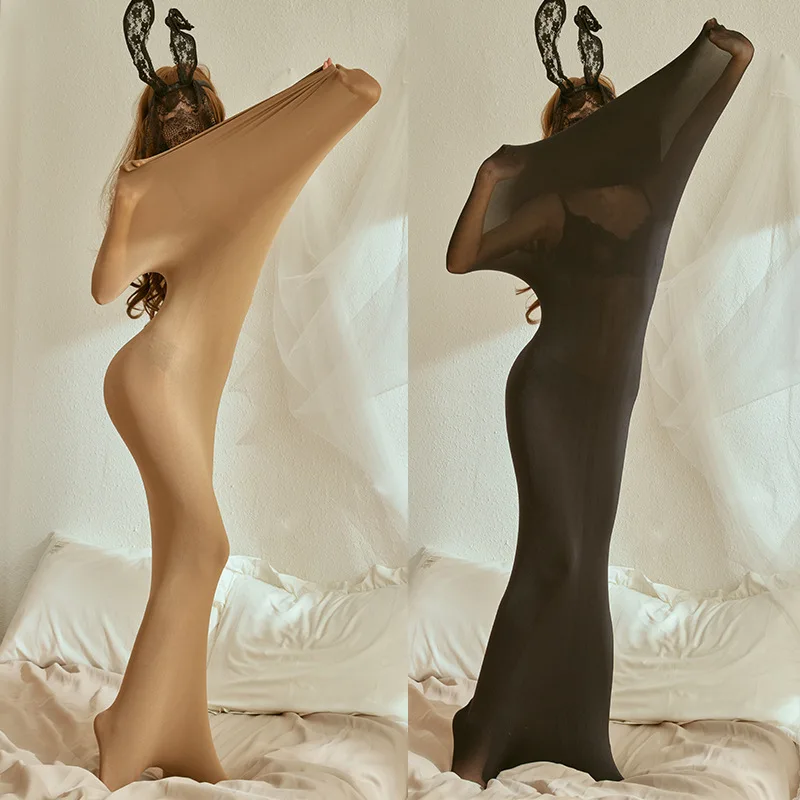 

Thickened All-inclusive Elastic Stockings Mummy Full Body Tight Bondage Bundled SM Tights Jumpsuit Pantyhose Sleeping Bag