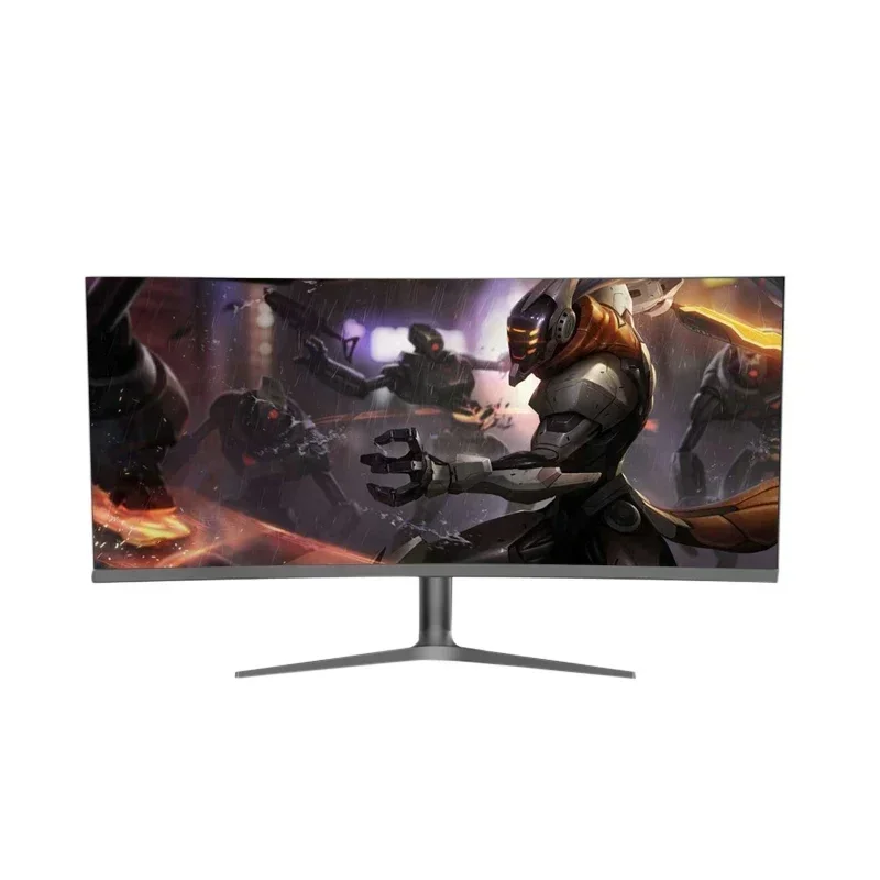 Desktop 37Inch 100Hz 4K IPS Panel Ultrawide 2300R Curved Computer Gaming Monitor With Lifting Base