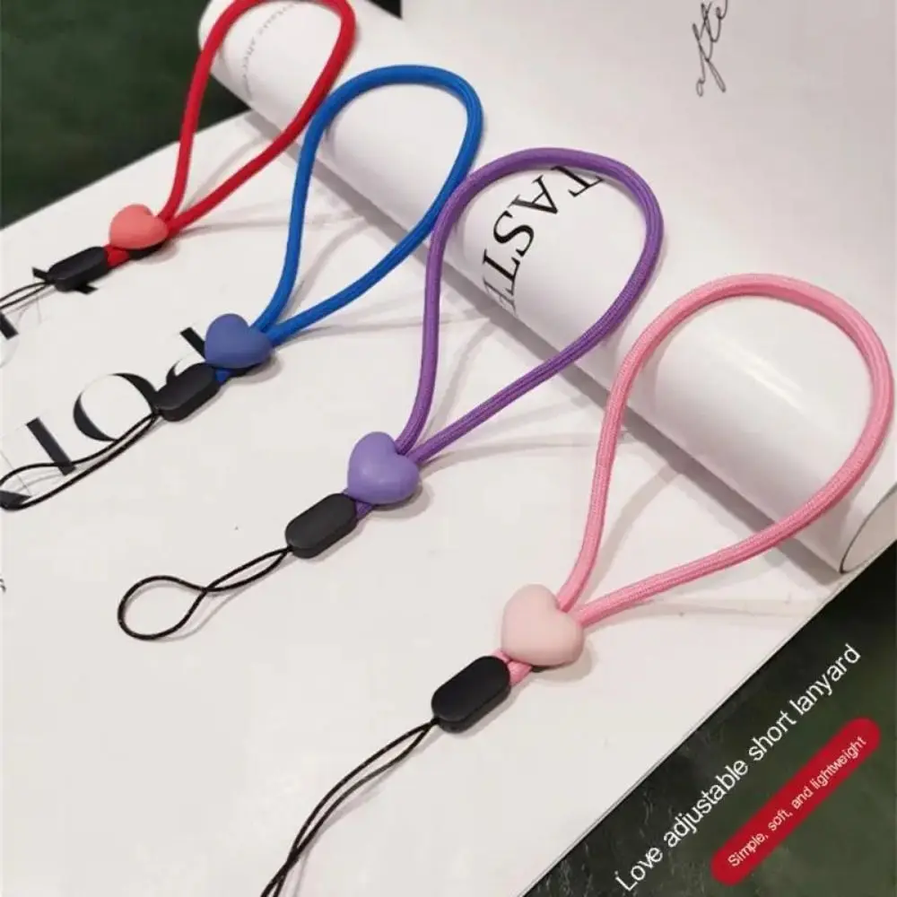 Simple Fashion Mobile Phone Phone Strap Colorful Short Wrist Strap Adjustable Elastic Mobile Phone Lanyard