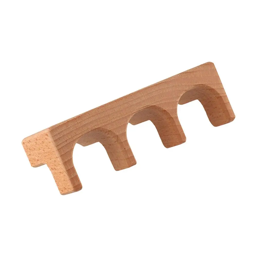 1/2/3/4/5 Slots Wooden Sushi Rack Japanese Style Multi Purpose Sushi Serving Tray U-shape Innovative Sushi Display Stand Store