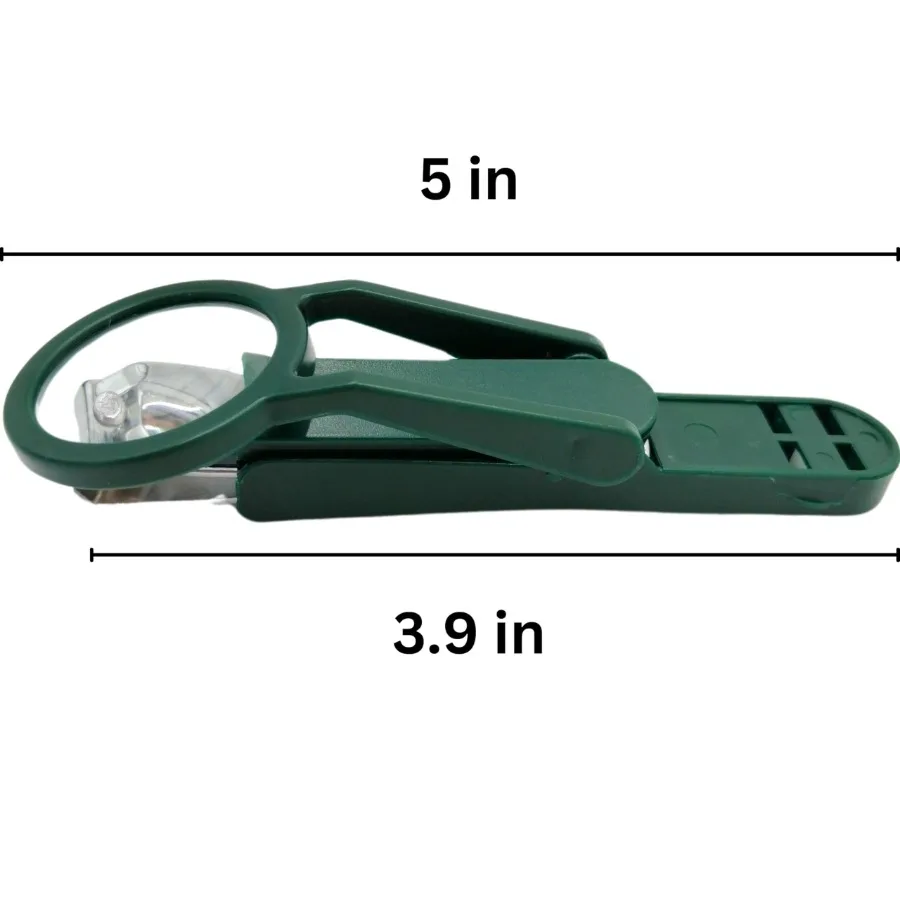 Heavy Duty Stainless Steel Magnifying Glass Nail Clipper for Seniors Easy-to-Use Design Thoughtful Gift for Elderly Parents