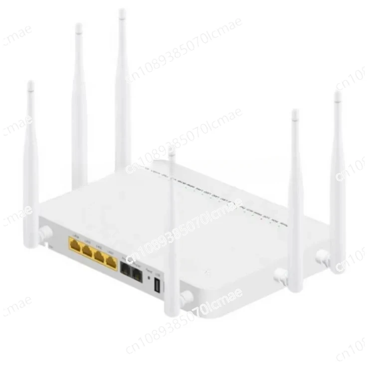 F680  ONU Router 1GE+3FE+2POTS+USB+2.4g & 5g Dual-band WIFI Four Network Port Optical Migration Cat