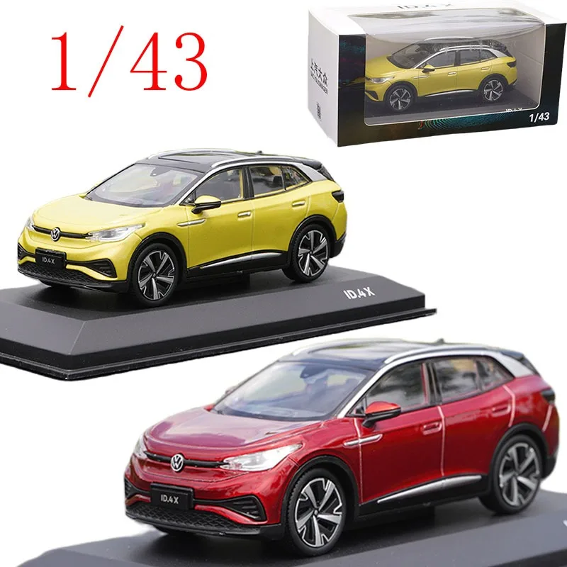 

Diecast 1:43 Scale Original SAIC Volkswagen ID.4X Pure Electric SUV Alloy Car Model Toys for Boys Gift