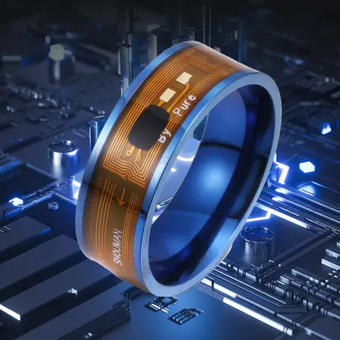 New Multifunctional Technology Waterproof Smart Intelligent NFC Finger Ring Wearable Connect Functional ring