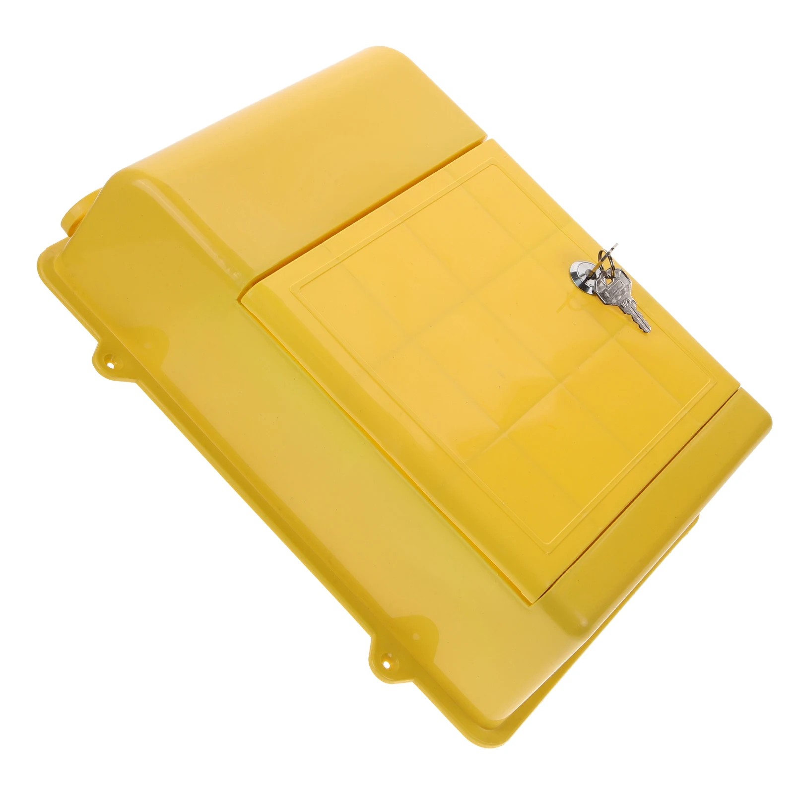 

Outdoor Wall Mount Mailbox Lock Durable Plastic Metal Waterproof Letter Box Home Commercial Multi-Function Storage Key Drop