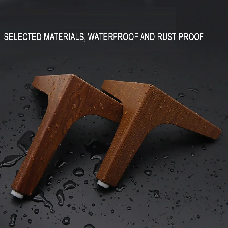 Walnut Finish Furniture Legs - Extended 6.69inch,Design For Wooden Cabinets & Sofas Legs For Furniture Wooden Furniture Legs