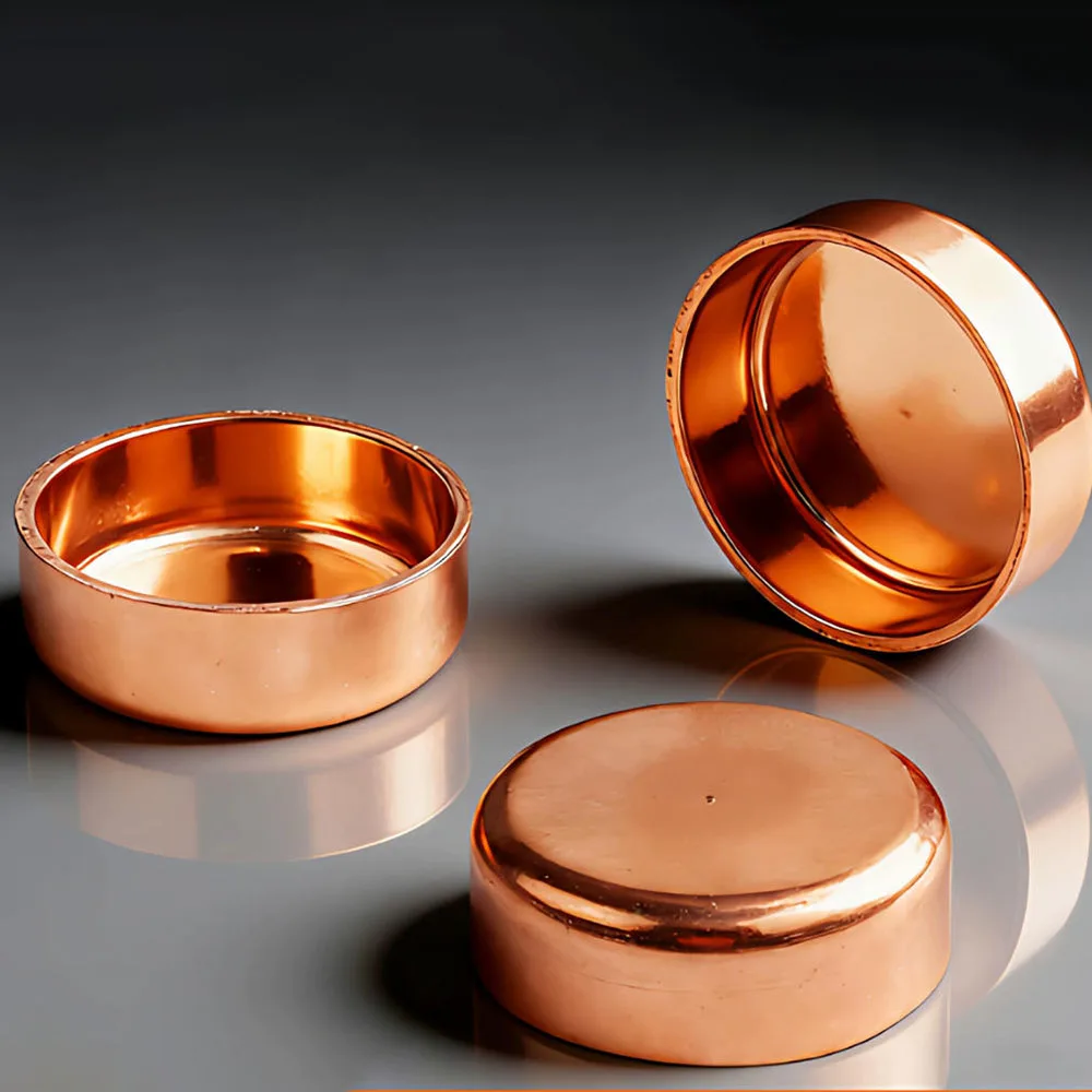 Copper Pipe Cap, Cap, Copper Pipe Welding Joint, Plug, Hood, Cap, 6.35-159 Air Conditioning Copper Pipe Fittings