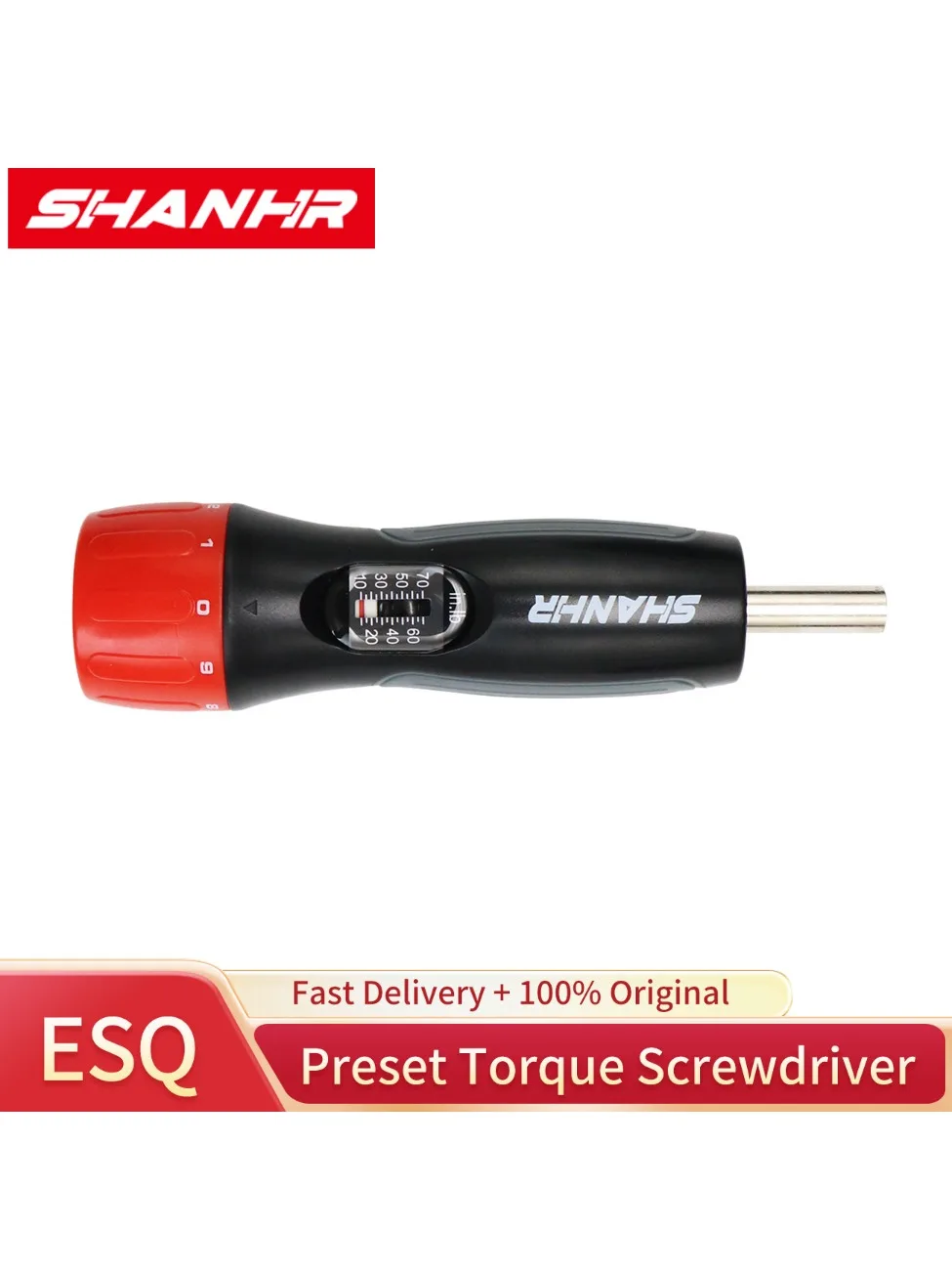 AliExpress SHANHR Torque Screwdriver Wrench Set with 10pc Bits,1/4'' Drive 10-70 In-lbs for Maintenance, Tool use,Bike Repair,and Mounting