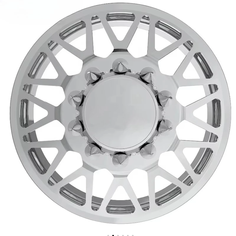 Forged Custom 22 24 26 28 30 Inch OEM 8x100 10x200 Inch Polished Black Forged Dually Wheels off Road Wheels for Truck Rim