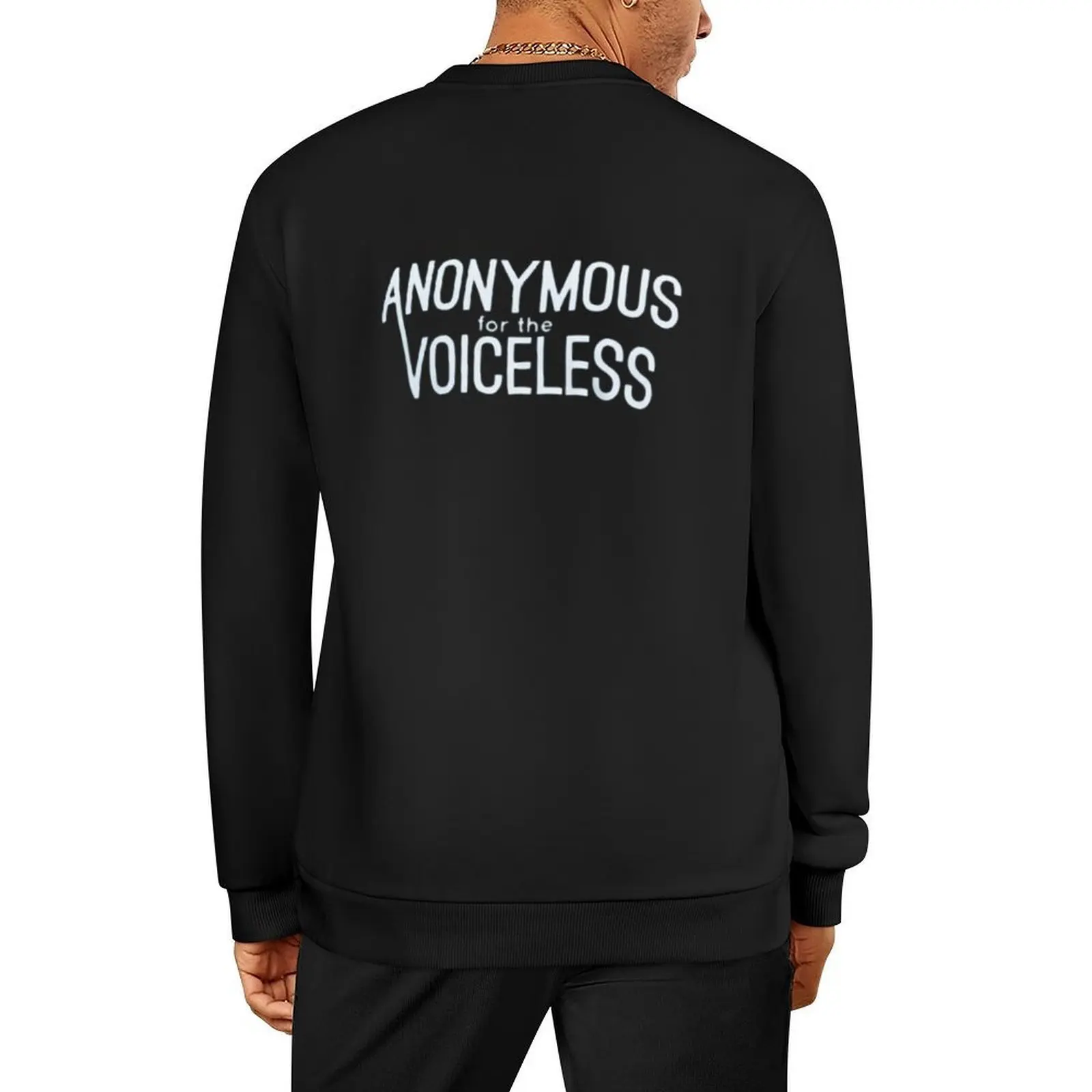 

anonymous for the voiceless Pullover blouse aesthetic clothing men's sweat-shirt winter clothes autumn sweatshirt