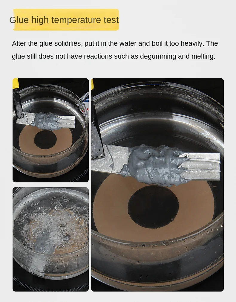 Kafuter a + b resistência à prova dwaterproof água de alta temperatura super cola ferro metálico de aço inoxidável vazamento de alumínio entupimento furos de preenchimento