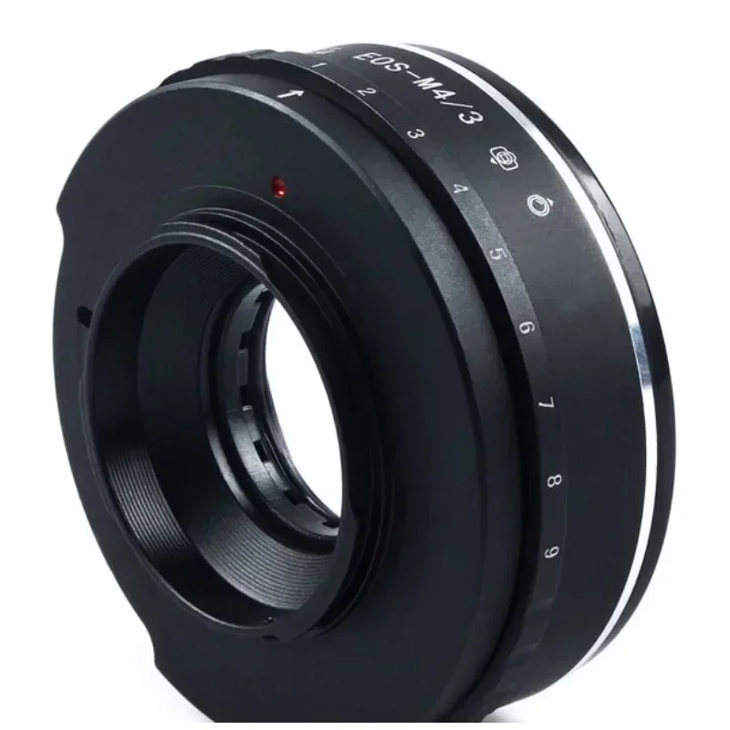 

EOS-M4/3 with aperture for Canon EOS lens to Oba M4/3 body adapter ring