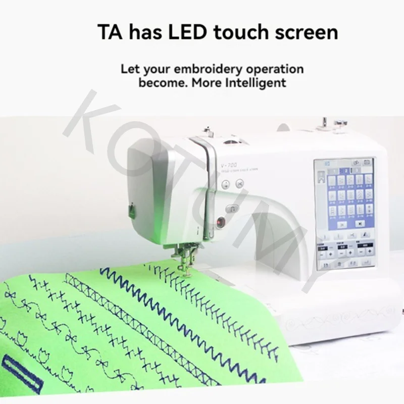 220V/110V Household Sewing Machine Multi-Function Sewing Embroidery Mechanical Small Computer Embroidery Machine
