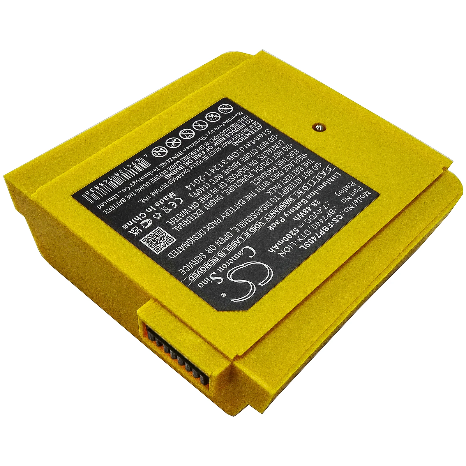 CS Equipment Survey Test Battery for Fluke DTX-1200-M 1200-MS 1800-M 1800-MS Fits BP7440 DTX-LION CS-FBP740SL 5200mAh 7.40V