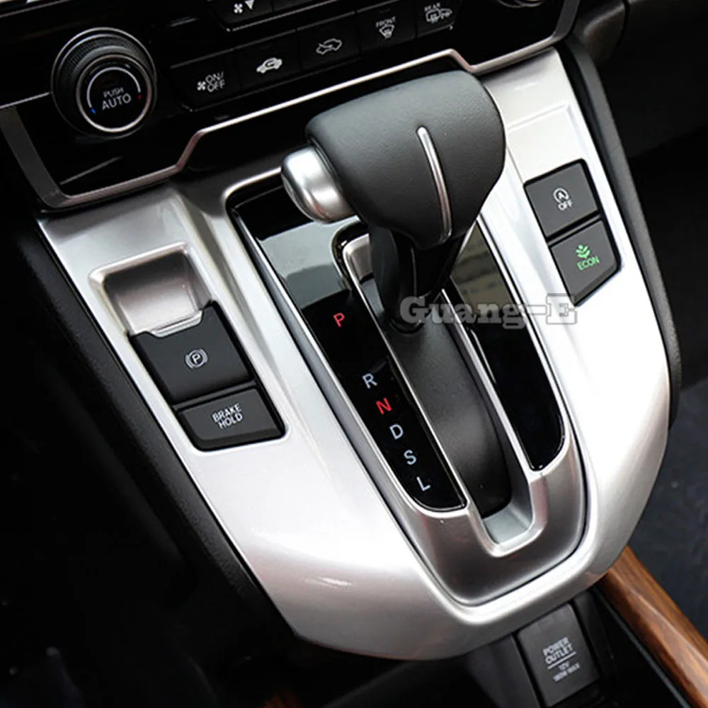 

Для Honda CRV CR-V 2017 2018 2019 2020 2021 2022, наклейка на капот, рамка, консоль, держатель чашки, ручка переключения передач, кнопка переключения коробки