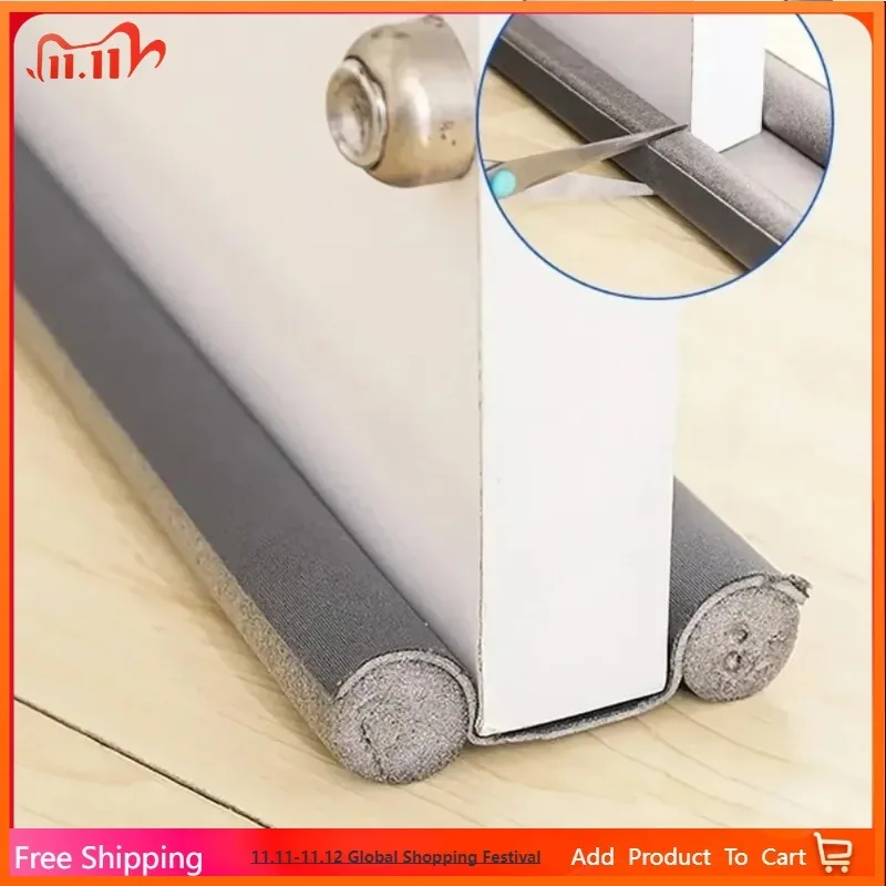 

Door Bottom Seal Strip Flexible Wind Noise Reduction Stopper Under Door Blocker Anti Collision Dustproof Soundproof Strips