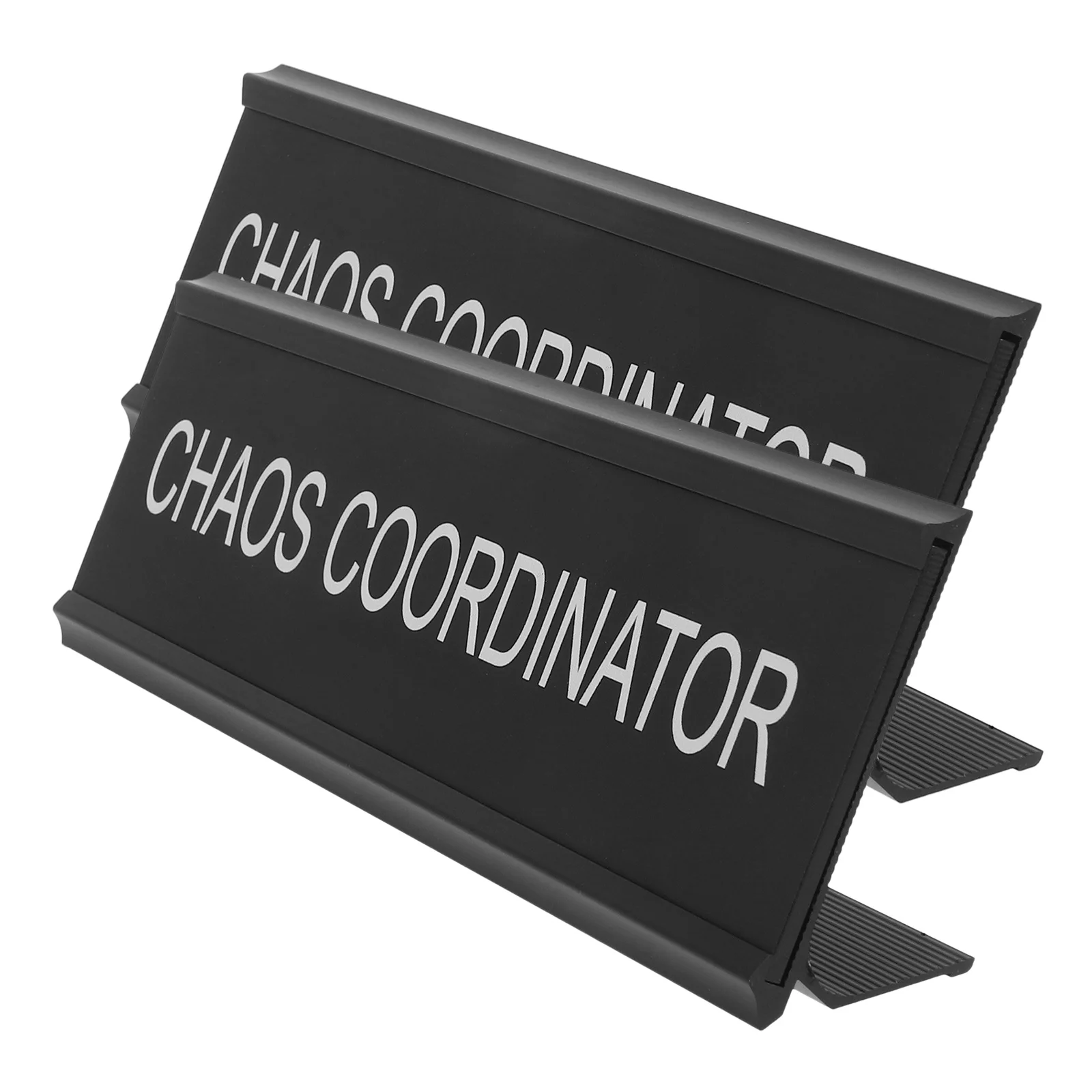 

2pcs L-Shaped Desk Name Sign Holder: Aluminum Alloy Table Tent Sign For Office Wedding Reserved Seating Display Card Stand