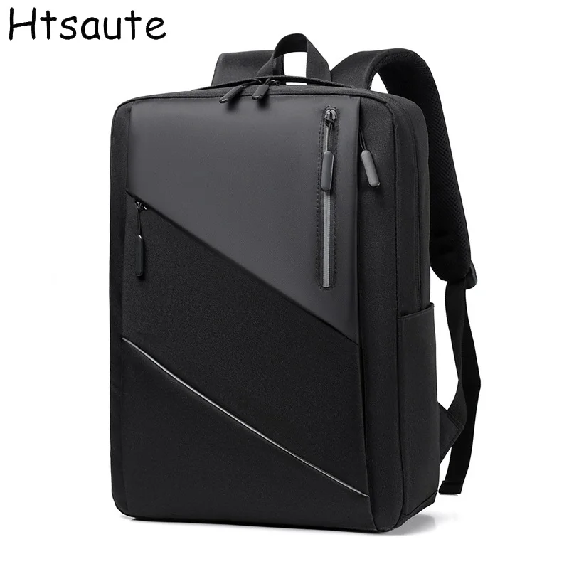 

Male Business Backpack with USB Charging Travel Trip Work Laptop Rucksack Outdoor Camping Hiking Shoulder Bag Weekend Schoolbag