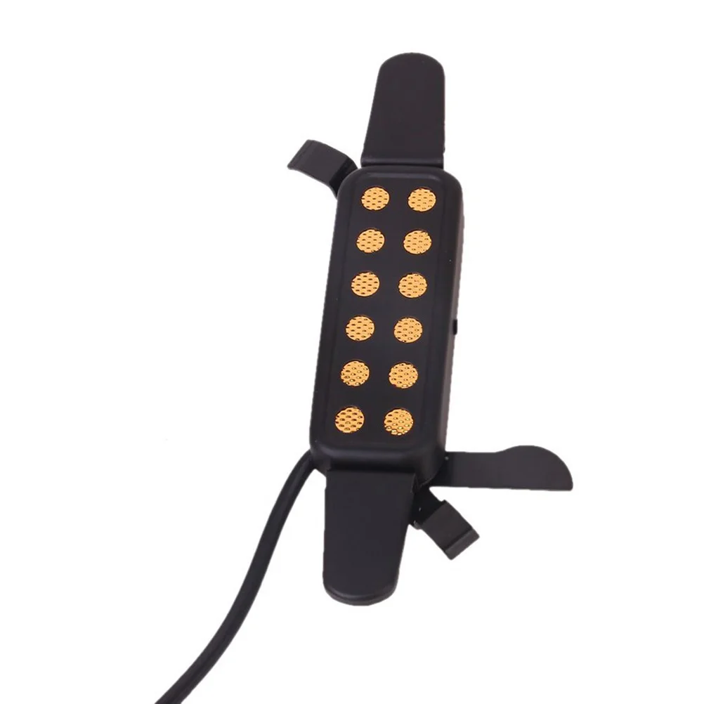 

Clip-on Guitar Pickup for Acoustic Guitar 38 to 41 Inch Steel Strings Padded Clip Low Feedback Sound Amplifier