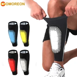 1Pcs Sports Soccer Shin Guard Pad For Kids Sleeve Sock Leg Support Football Compression Calf Sleeve Shinguard For Adult Teens