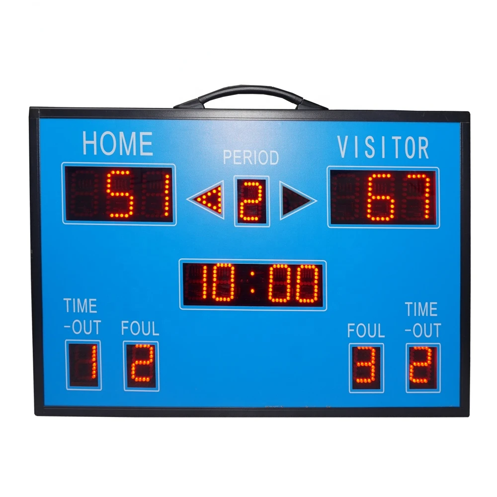 OEM ODM custom made led portable football games digital sports scoreboard