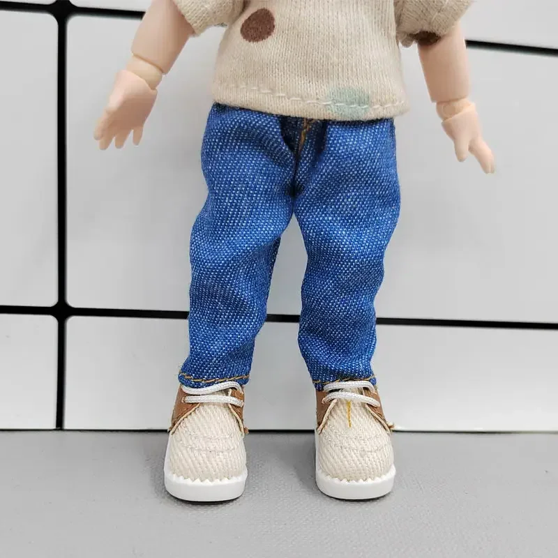 Ob11 doll clothing accessories YMY little snooze body9 GSC clay human body retro plaid trousers doll clothes Accessories