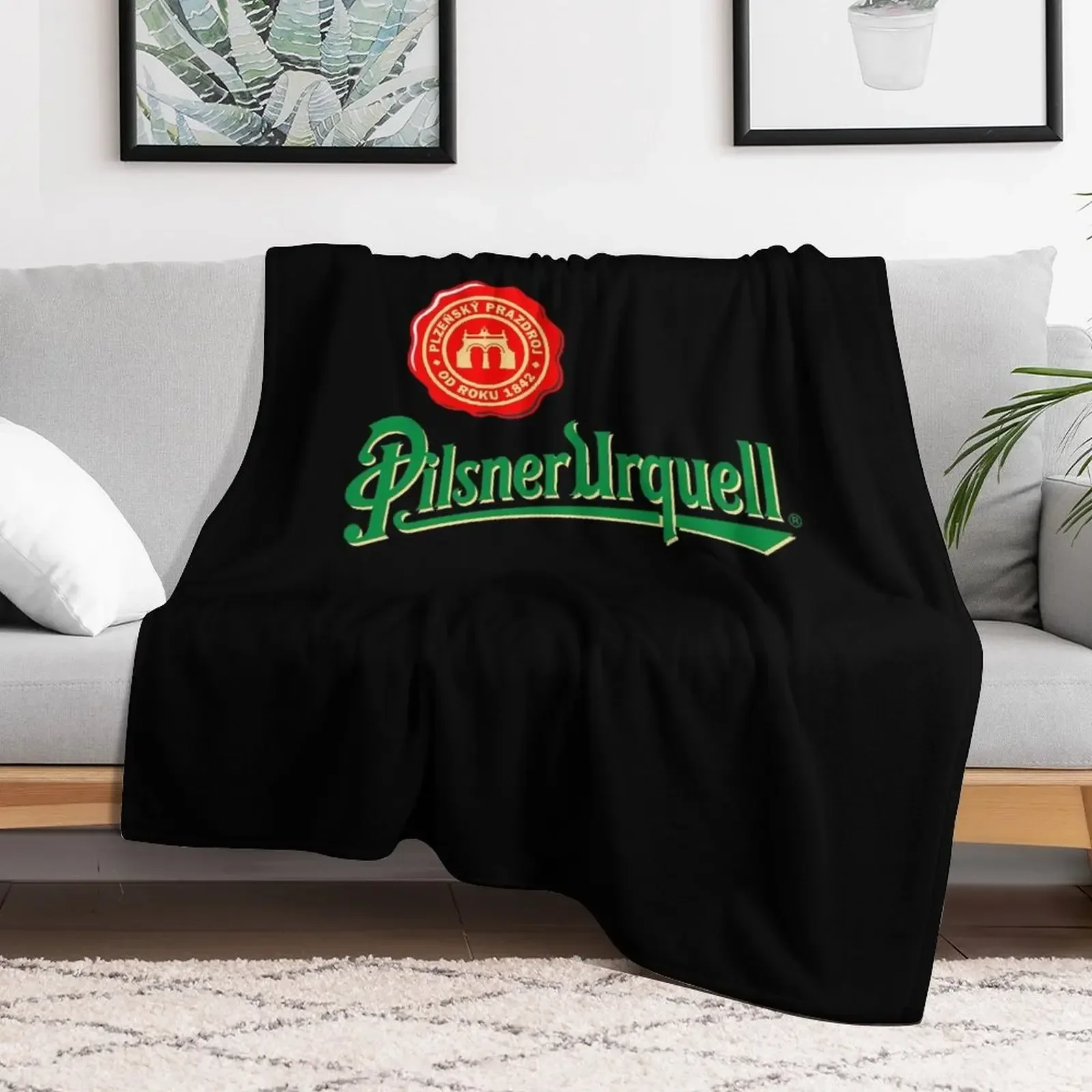 pilsner urquell beer lager asahi breweries beer food brewery logo Throw Blanket Giant Sofa for babies Blankets