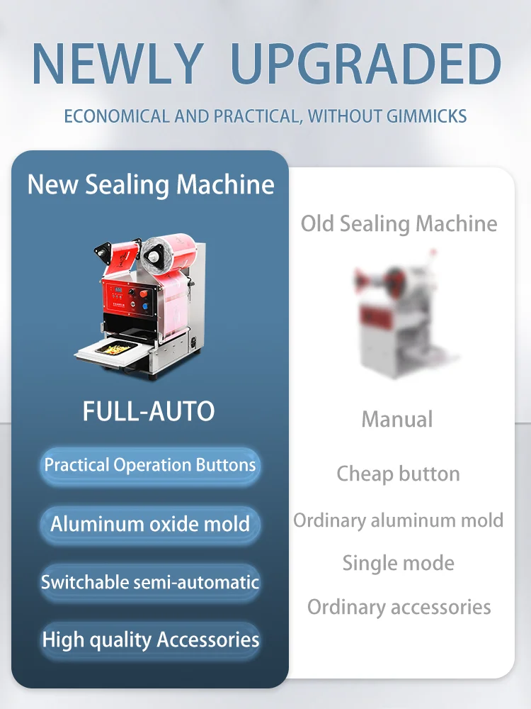 DF250TA Meal Dish Box Container Electric Automatic Tray Sealer Equipment Food Container Automatic Sealing Machine