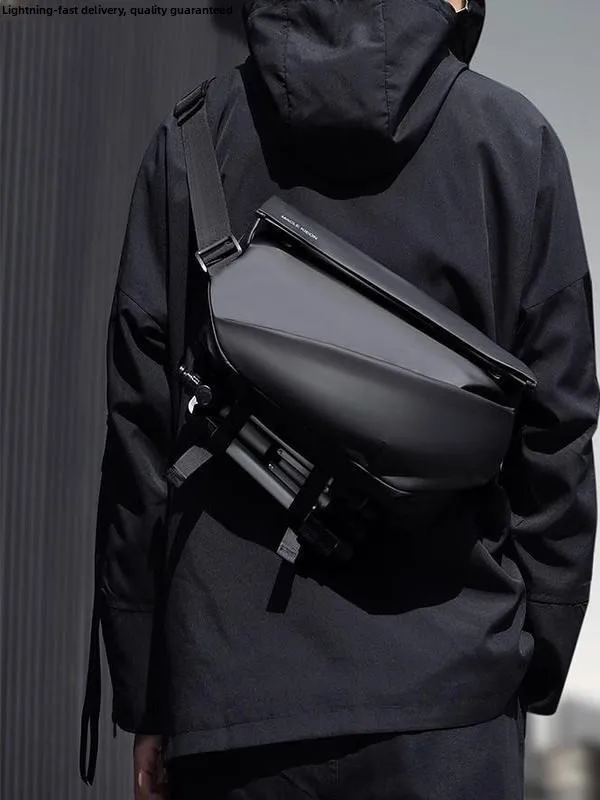 Casual Commuter motocicleta Bapa bandolera bolso de viaje de un solo hombro para hombre 2025 nuevo Sle ocio tela cremallera Cl...